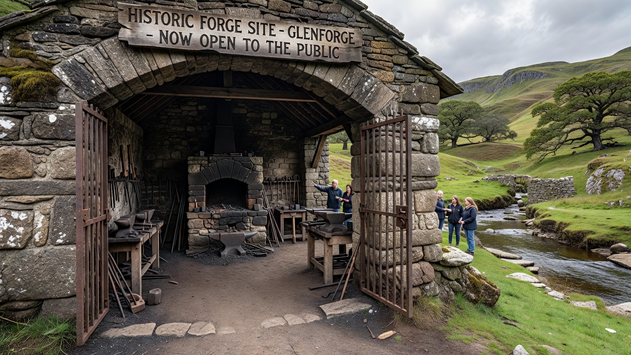 Historic Forge Site in Glenforge Opens to Public